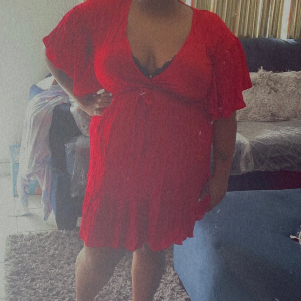 Red dress